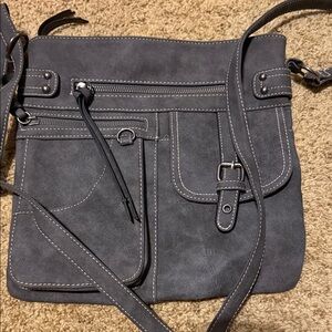 Stylish Gray Crossbody Bag